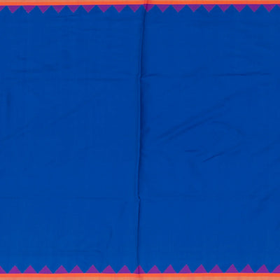 Blue Handwoven Uppada Silk Saree