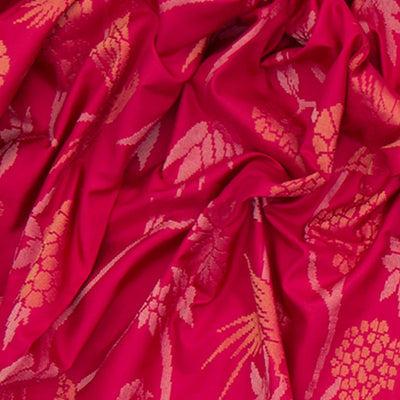 Pink Handwoven Uppada Silk Saree