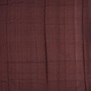 Dark Brown Handloom Uppada Silk Saree With Droplet Motifs-Dark Brown