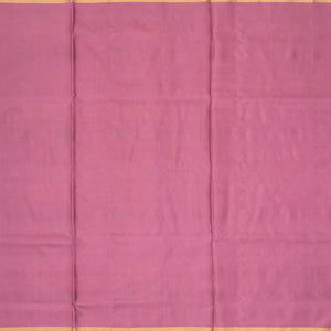 Lilac Handloom Uppada Silk Saree With Meenakari Floral Motifs-Lilac