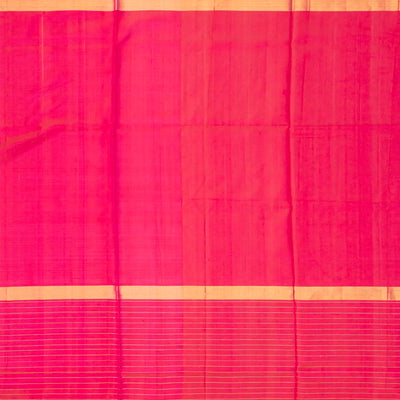 Dark Green Handloom Uppada Silk Saree With Paisley Motifs-Dark Green