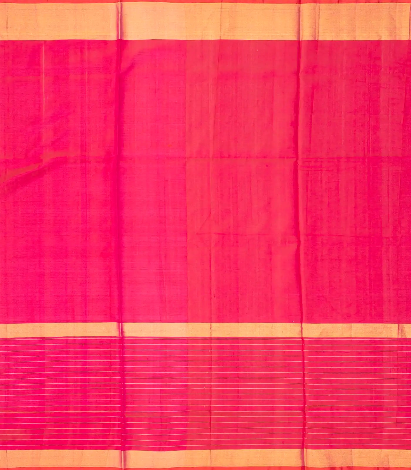 Dark Green Handloom Uppada Silk Saree With Paisley Motifs-Dark Green