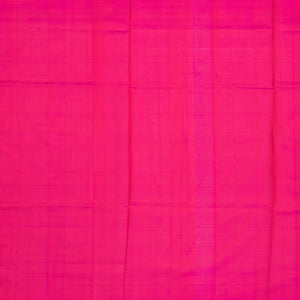 Orange Handloom Uppada Silk Saree With Floral Motif-Orange