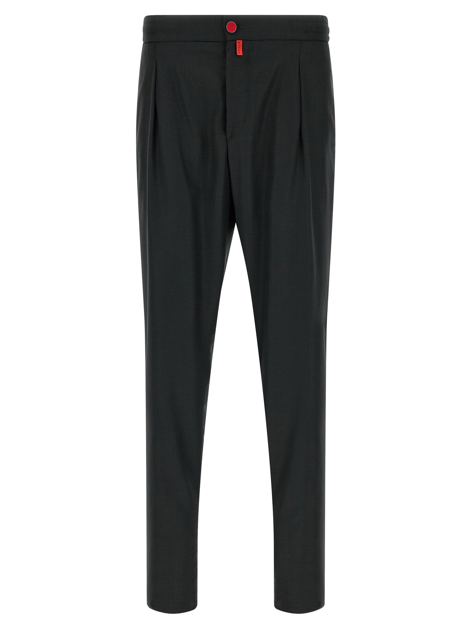 Kiton Red Button Pants