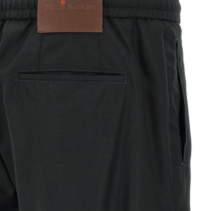 Kiton Red Button Pants