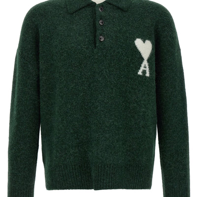 Ami Paris Ami De Coeur Polo Shirt