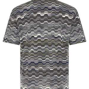 Missoni Irregular Zigzag Polo Shirt