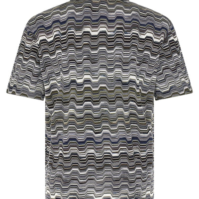 Missoni Irregular Zigzag Polo Shirt