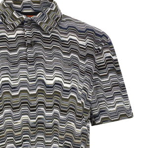 Missoni Irregular Zigzag Polo Shirt