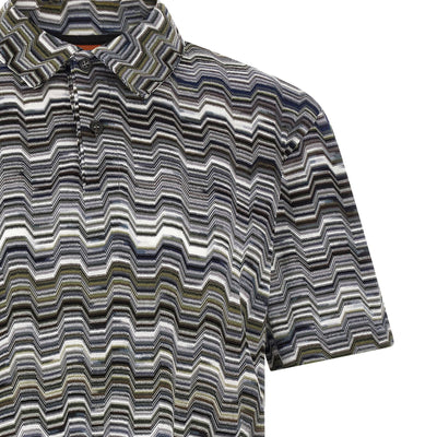 Missoni Irregular Zigzag Polo Shirt