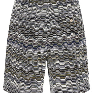 Missoni Irregular Zigzag Bermuda Shorts