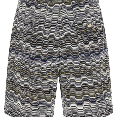Missoni Irregular Zigzag Bermuda Shorts