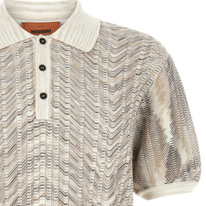 Missoni Zig-zag Knit Polo Shirt