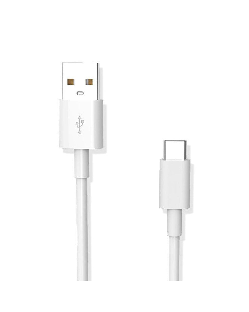 USB to USB-C Power Pod Charging Cord | White Cable