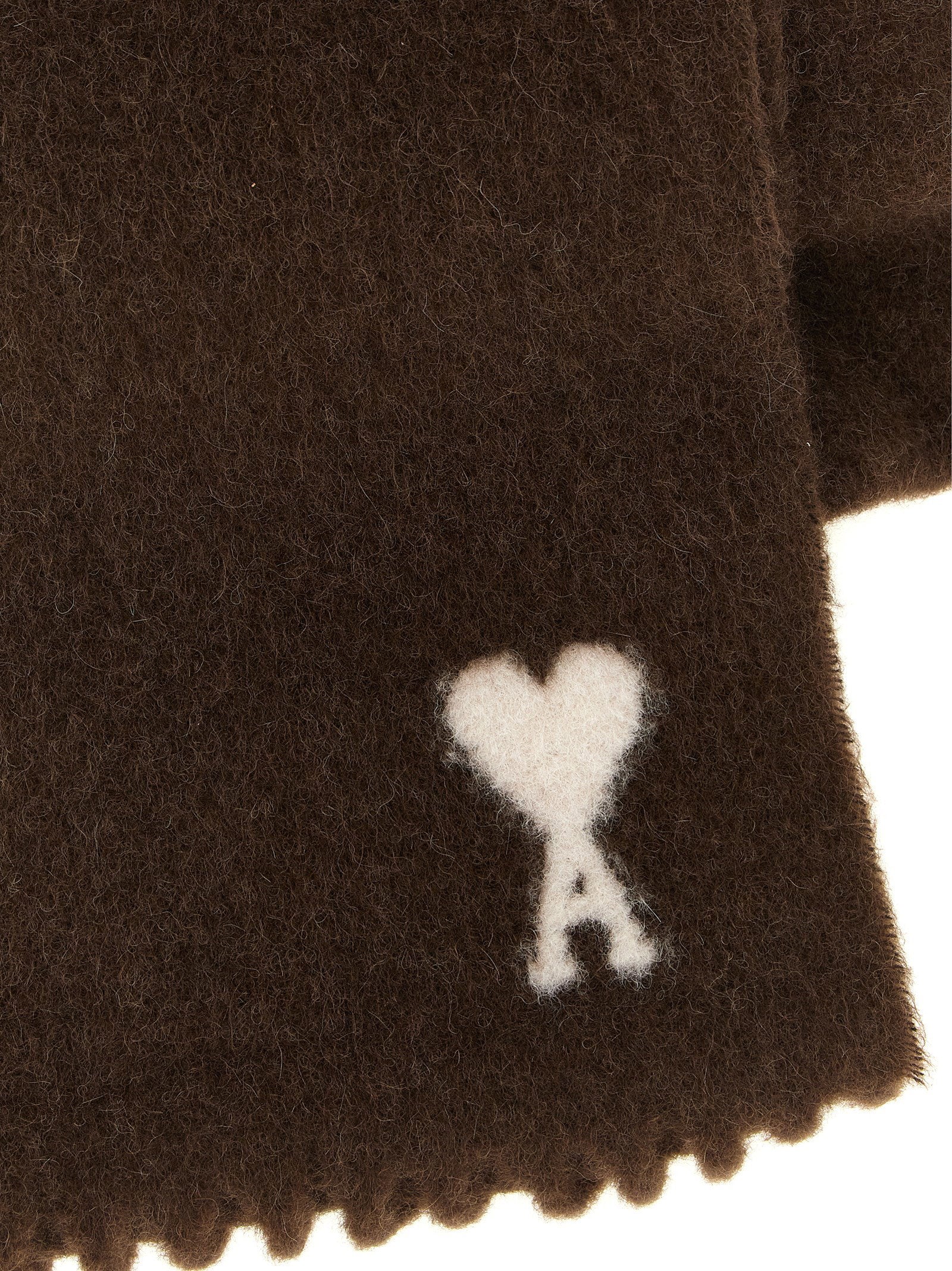 Ami Paris Ami De Coeur Scarf