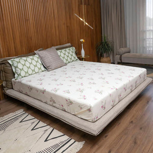 Cotton Bedsheet + AC Blanket Combo Pack - (Combo 13 - Valley Pink + Amsterdam Valley Pink)