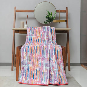 Cotton Bedsheet + AC Blanket Combo Pack - (Combo 21 - Bloom Ray Rose Pink + Jaipur)