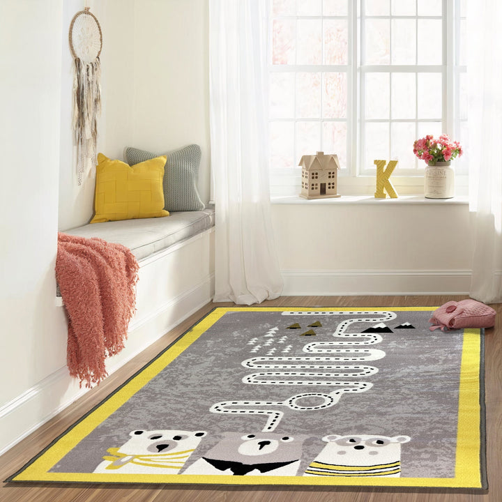 3D Digital Printed Carpet, Rugs for Living Room , Bed Runner with Anti Slip Backing - DR1024