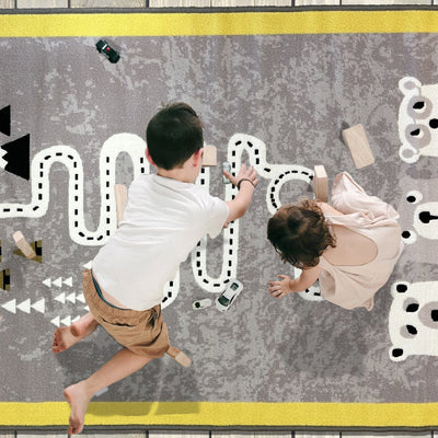 3D Digital Printed Carpet, Rugs for Living Room , Bed Runner with Anti Slip Backing - DR1024