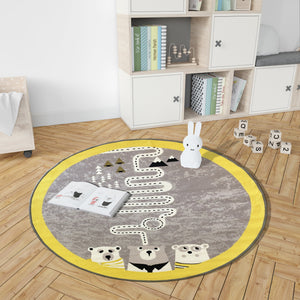 3D Digital Printed Carpet, Rugs for Living Room , Bedroom , Rug with Anti Slip Backing - DR1024