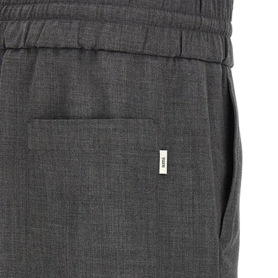Ami Paris Mélange Wool Pants