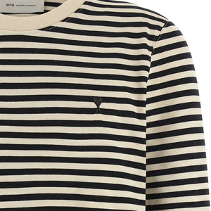 Ami Paris Ami De Coeur Marinière T-shirt