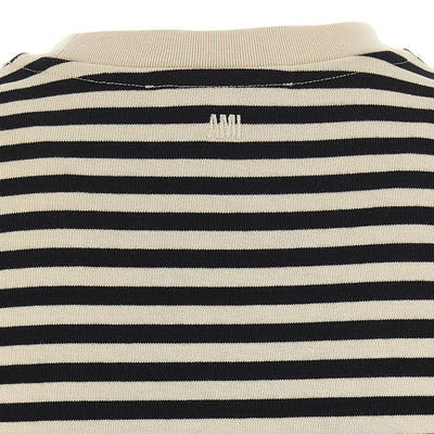 Ami Paris Ami De Coeur Marinière T-shirt