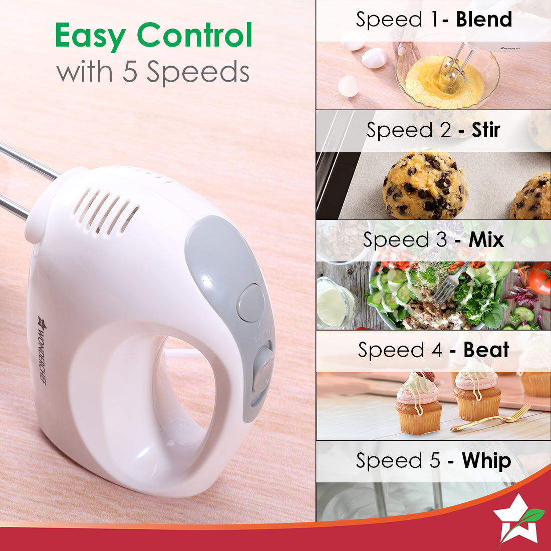 Ultima Plus Hand Mixer, 200W, 5