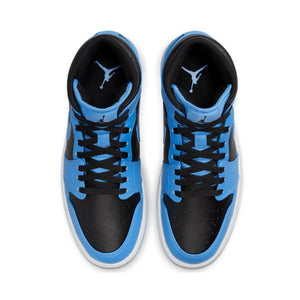Air Jordan 1 Mid Unc Blue Black