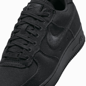 NIKE | AIR FORCE 1 LOW CANVAS { BLACK/BLACK