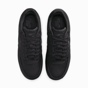 NIKE | AIR FORCE 1 LOW CANVAS { BLACK/BLACK