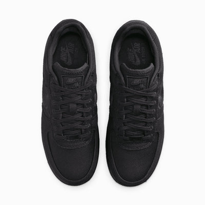 NIKE | AIR FORCE 1 LOW CANVAS { BLACK/BLACK