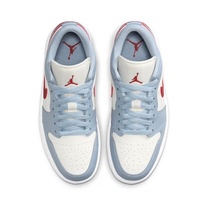 Air Jordan 1 Low Blue Whisper Dune Red