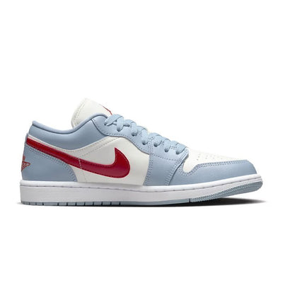 Air Jordan 1 Low Blue Whisper Dune Red