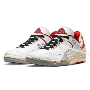 Off-White x Air Jordan 2 Retro Low SP 'White Varsity Red'