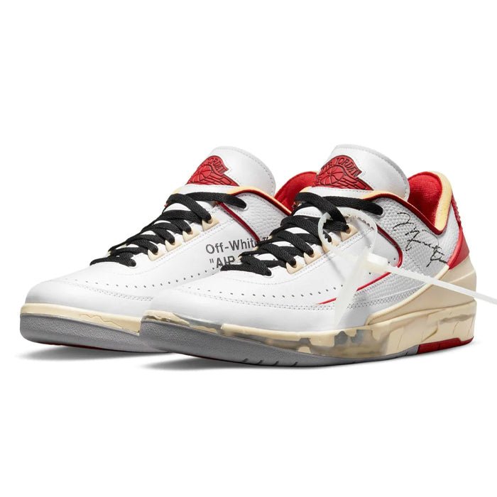 Off-White x Air Jordan 2 Retro Low SP 'White Varsity Red'