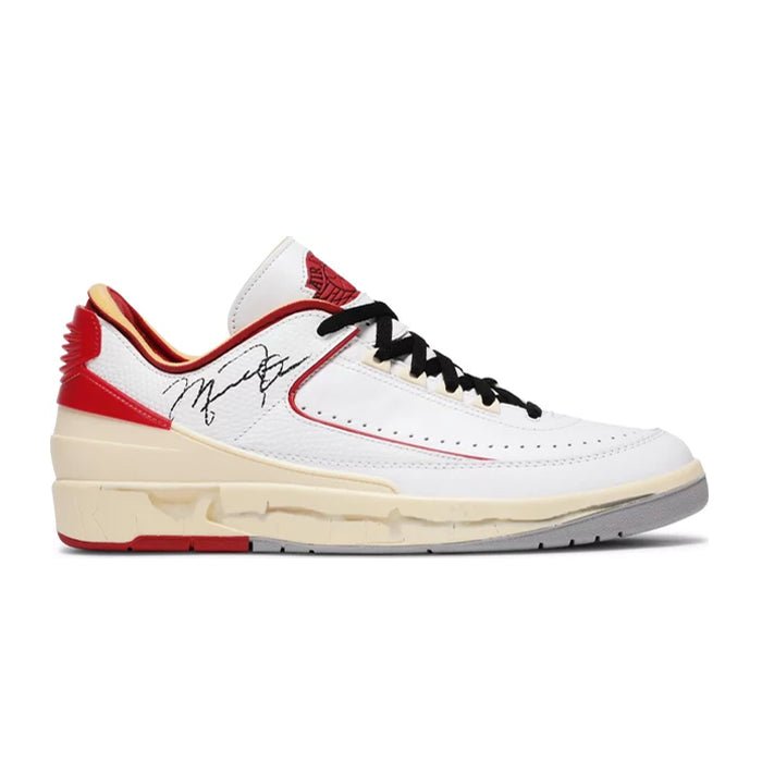 Off-White x Air Jordan 2 Retro Low SP 'White Varsity Red'