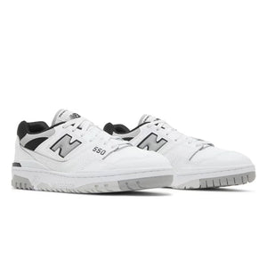 New Balance 550 White Concrete Black