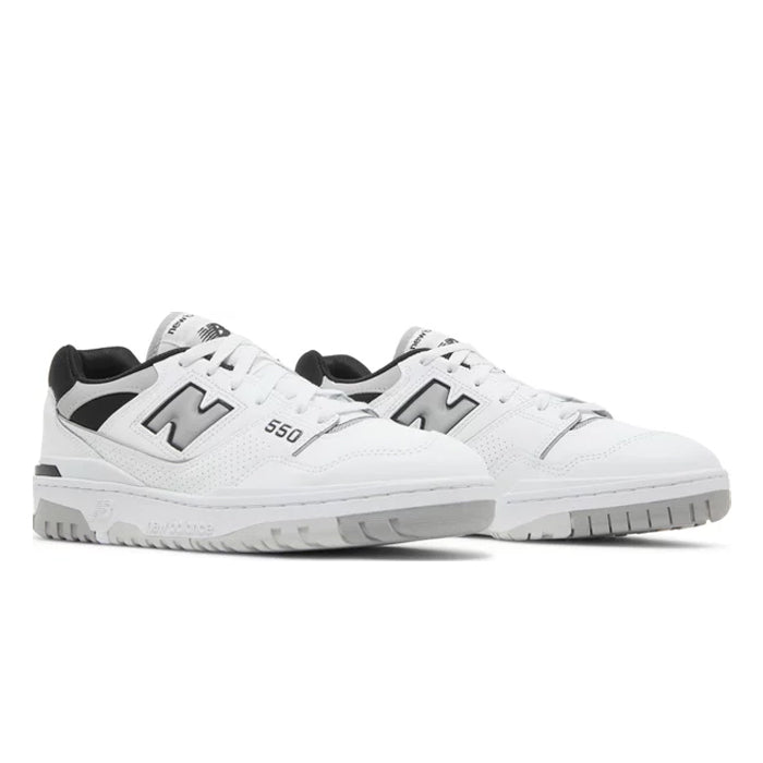 New Balance 550 White Concrete Black