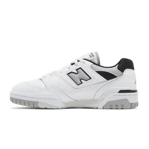 New Balance 550 White Concrete Black