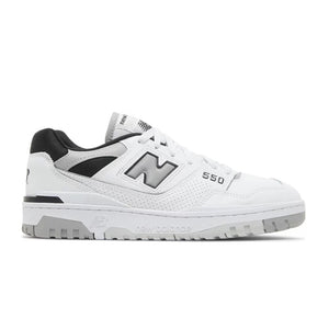 New Balance 550 White Concrete Black