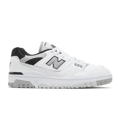 New Balance 550 White Concrete Black