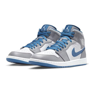 Air Jordan 1 Mid Cement True Blue