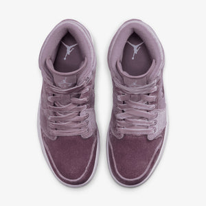 Jordan | AIR JORDAN 1 MID SE  { WHITE/PURPLE SMOKE