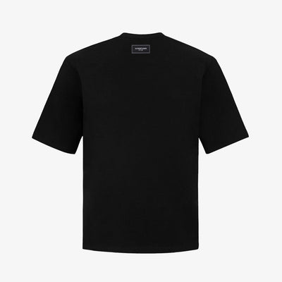 ALMOST GODS | ALPHA CROSS SPRAY PAINT TEE { BLACK