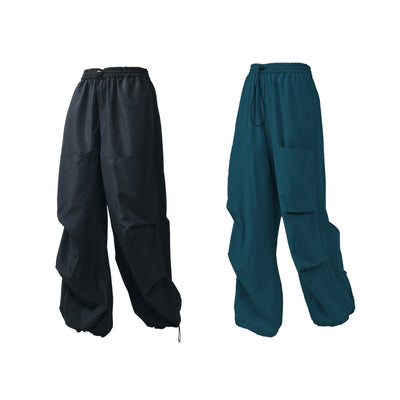 Air Parachute Pants Combo-Black & Blue