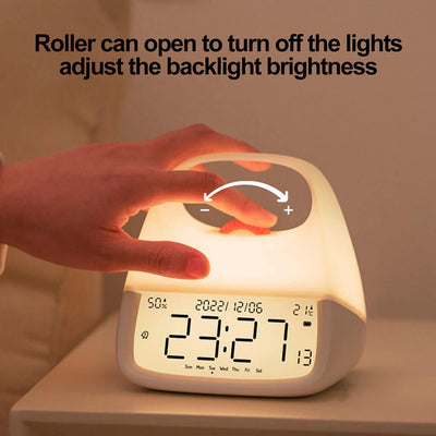 Night Lamp With Clock