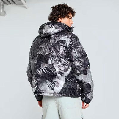 PUMA | X KIDSUPER ALL OVER PRINT PUFFER { BLACK