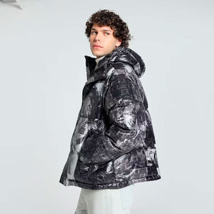 PUMA | X KIDSUPER ALL OVER PRINT PUFFER { BLACK