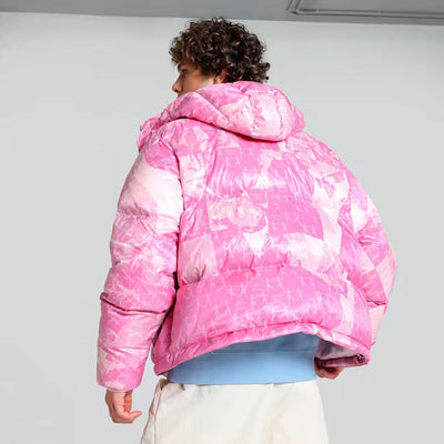 PUMA | X KIDSUPER ALL OVER PRINT PUFFER { PEARL PINK